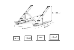 Alüminyum Katlanabilir Ayarlı Dizüstü Laptop Notebook Standı