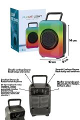 Gts 1867 3 Inch Flame Lıght Rgb Işıklı Bluetooth Speaker