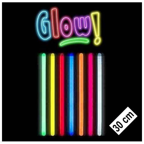 KaranlÄ±kta Parlayan Fosforlu Glow Stick KalÄ±n Ã‡ubuk 30 cm 1 Adet